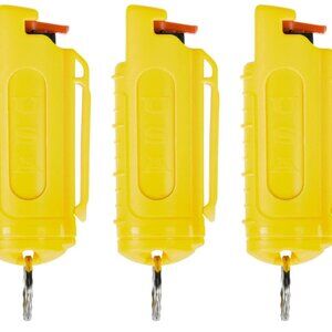 YELLOW  -  3 Pack Pepper Spray